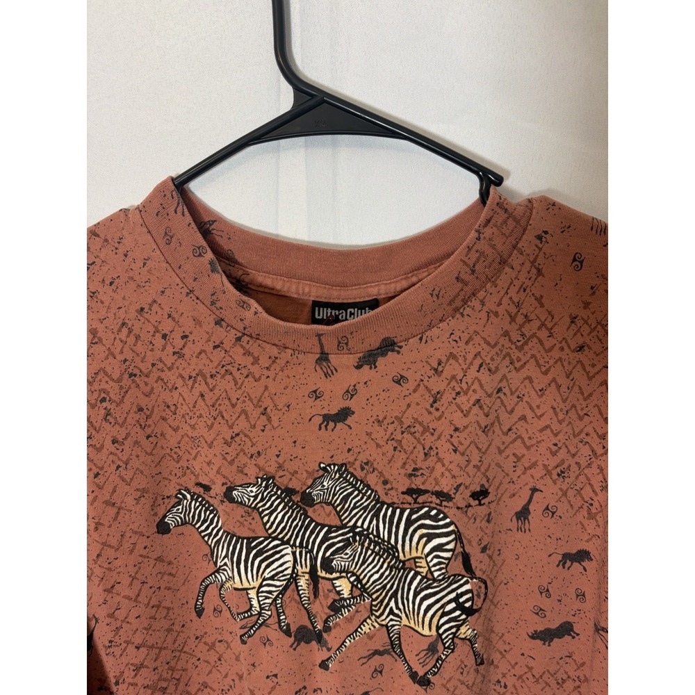 Natural Bridge Wildlife Ranch Shirt Mens XL Full Print African Safari Texas - Picture 4 of 7